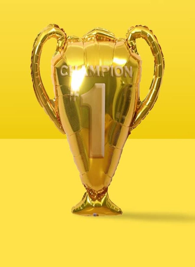 Atpata Funky Basketball shape Foil Balloons Party Supplies for Basketball Lovers/Players Birthday Theme Party Decoration (Basketball Trophy Set) - Image 4